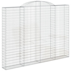 Coș Gabion Arcuit 300x30x220/240 cm - Fier Galvanizat Rezistent 2