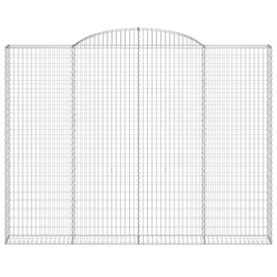 Coș Gabion Arcuit 300x30x220/240 cm - Fier Galvanizat Rezistent