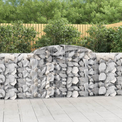 Coș Gabion Arcuit - 300x50x100/120 cm - Fier Galvanizat