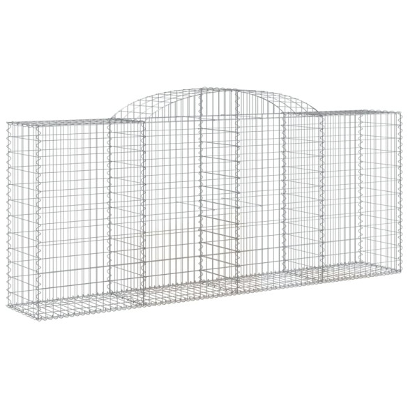 Coș Gabion Arcuit - 300x50x120/140 cm - Fier Galvanizat