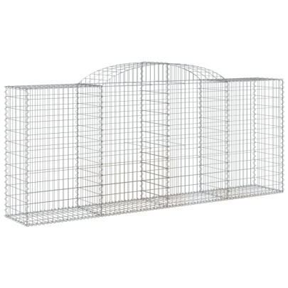 Coș Gabion Arcuit - 300x50x120/140 cm - Fier Galvanizat