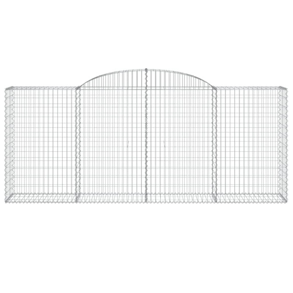 Coș Gabion Arcuit - 300x50x120/140 cm - Fier Galvanizat