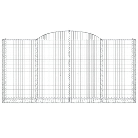 Coș Gabion Arcuit - 300x50x140/160 cm - Fier Galvanizat