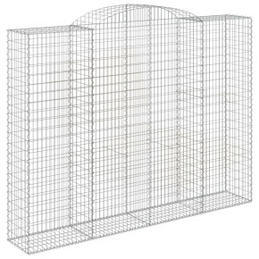 Coș Gabion Arcuit 300x50x220/240 cm - Fier Galvanizat 2