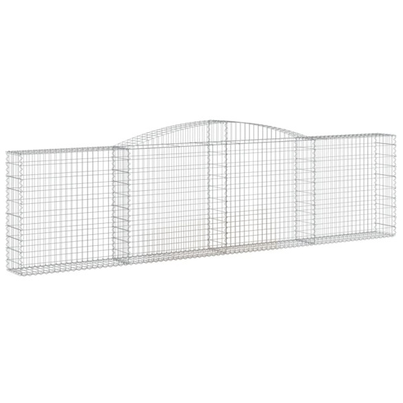 Coș Gabion Arcuit 400x30x100/120 cm Fier Galvanizat