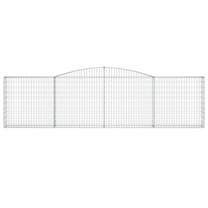 Coș Gabion Arcuit 400x30x100/120 cm Fier Galvanizat