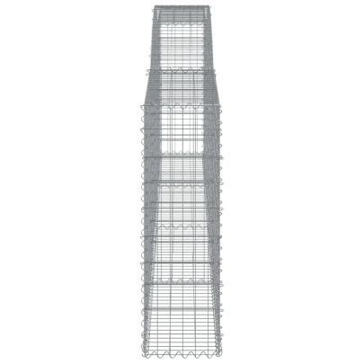 Coș Gabion Arcuit 400x30x100/120 cm Fier Galvanizat