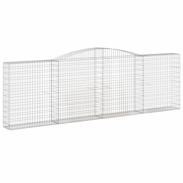 Coș Gabion Arcuit 400x30x120/140 cm Fier Galvanizat