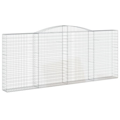 Coș Gabion Arcuit 400x30x160/180 cm - Fier Galvanizat