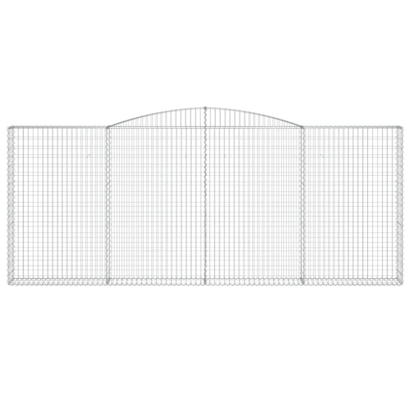 Coș Gabion Arcuit 400x30x160/180 cm - Fier Galvanizat