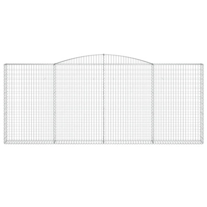 Coș Gabion Arcuit 400x30x160/180 cm - Fier Galvanizat