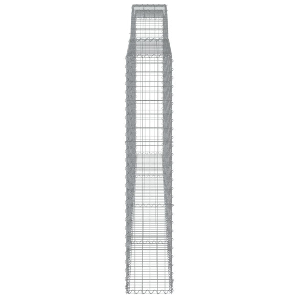 Coș Gabion Arcuit 400x30x160/180 cm - Fier Galvanizat