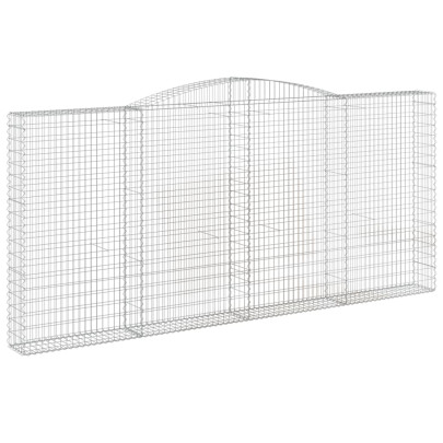 Coș Gabion Arcuit 400x30x180/200 cm - Fier Galvanizat