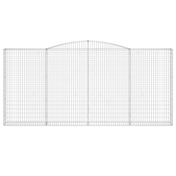 Coș Gabion Arcuit 400x30x180/200 cm - Fier Galvanizat