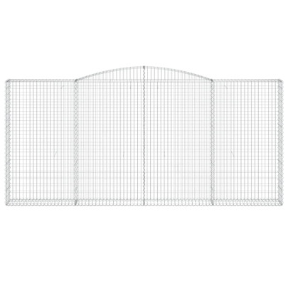 Coș Gabion Arcuit 400x30x180/200 cm - Fier Galvanizat