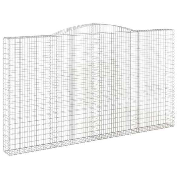 Coș Gabion Arcuit 400x30x220/240 cm Fier Galvanizat