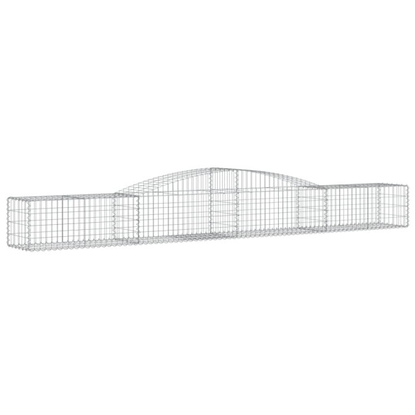 Coș Gabion Arcuit Fier Galvanizat 400x50x40/60 cm