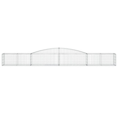 Coș Gabion Arcuit Fier Galvanizat 400x50x40/60 cm