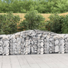 Coș Gabion Arcuit Fier Galvanizat 400x50x80/100 cm