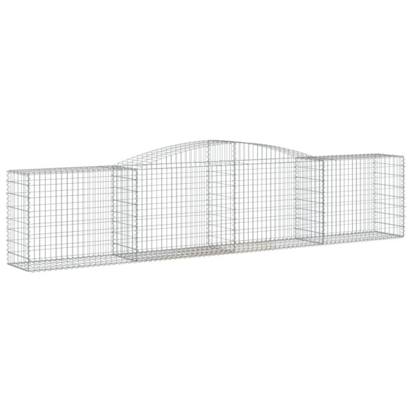 Coș Gabion Arcuit Fier Galvanizat 400x50x80/100 cm