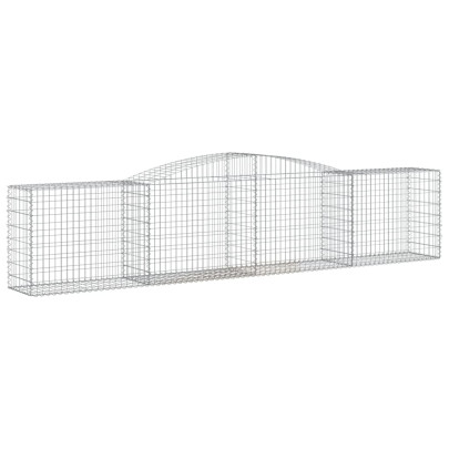 Coș Gabion Arcuit Fier Galvanizat 400x50x80/100 cm