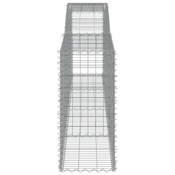 Coș Gabion Arcuit Fier Galvanizat | Livrare Gratuită