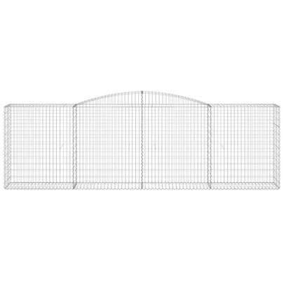 Coș Gabion Arcuit Fier Galvanizat | Livrare Gratuită