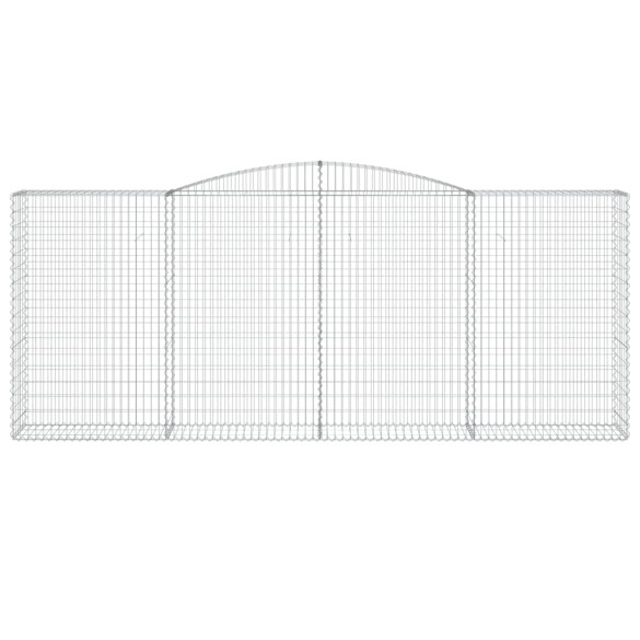 Coș Gabion Arcuit Fier Galvanizat - Barieră Grădină