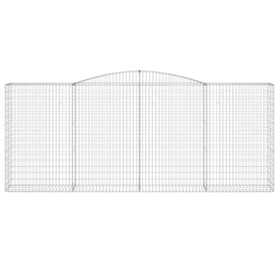 Coș Gabion Arcuit Fier Galvanizat - Barieră Grădină