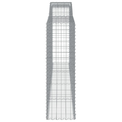 Coș Gabion Arcuit Fier Galvanizat - Barieră Grădină