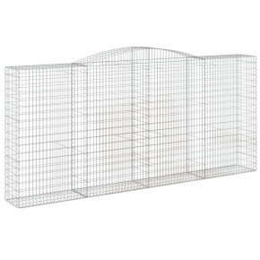 Coș Gabion Arcuit Fier Galvanizat | Barieră Decorativă Grădină 2