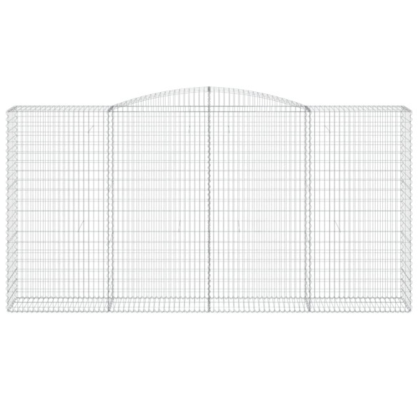 Coș Gabion Arcuit 400x50x200cm Fier Galvanizat