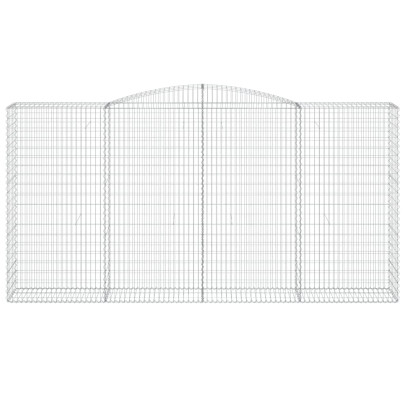 Coș Gabion Arcuit 400x50x200cm Fier Galvanizat