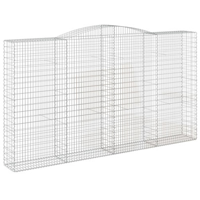 Coș Gabion Arcuit 400x50x220/240 cm Fier Galvanizat
