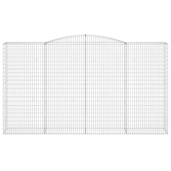 Coș Gabion Arcuit 400x50x220/240 cm Fier Galvanizat