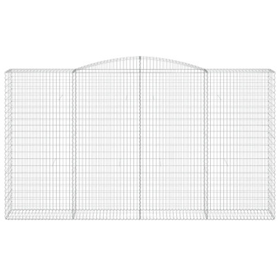 Coș Gabion Arcuit 400x50x220/240 cm Fier Galvanizat