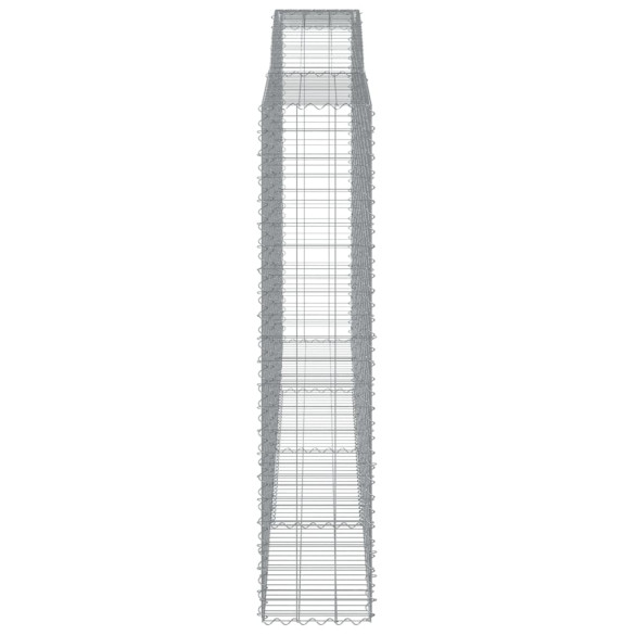 Coș Gabion Arcuit 400x50x220/240 cm Fier Galvanizat