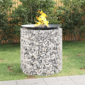 Vatră Gabion Foc Ø100cm - Fier Galvanizat | Livrare Gratuită