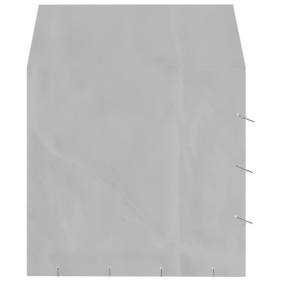 Padoc Exterior 2x2x2,5m Acoperiș Argintiu - Oțel Galvanizat