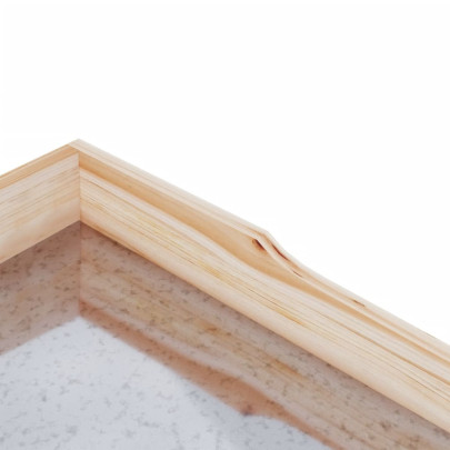 Masă de plante cu raft - lemn masiv de brad - 78x38x82,5 cm