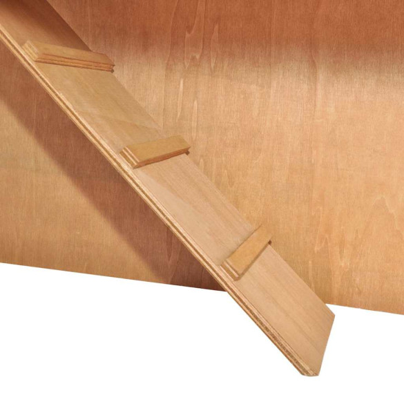 Cușcă Exterior Iepuri - Lemn Masiv, 3 Uși, Livrare Gratuită