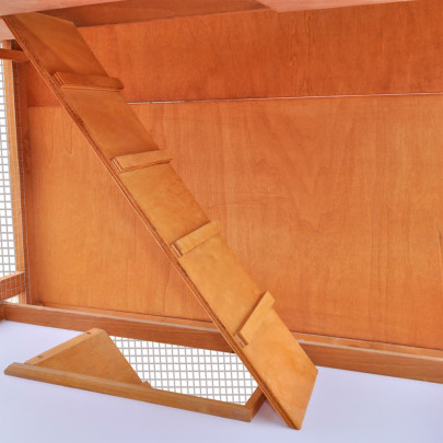 Cușcă 3 niveluri iepuri - Exterior lemn | Livrare gratuită