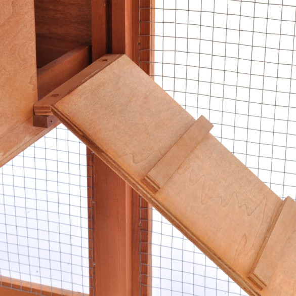 Cușcă Exterior Iepuri Lemn - Adăpost Animale Mici - Livrare Gratuită