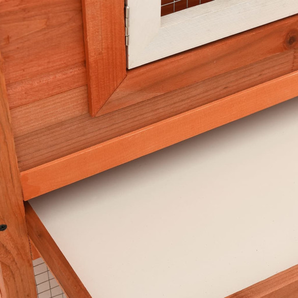 Cușcă Iepuri Exterior 2 Niveluri - Livrare Gratuită