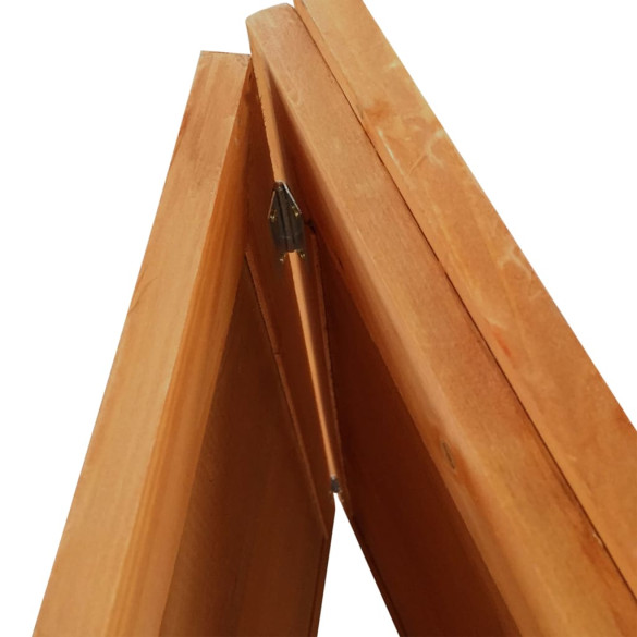 Cușcă Pliabilă din Lemn pentru Animale de Exterior