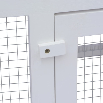 Cușcă 2 Niveluri pentru Iepuri - Lemn Rezistent la Intemperii