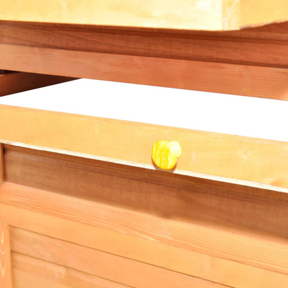 Coteț pentru Păsări din Lemn - 295x163x170 cm - Livrare Gratuită