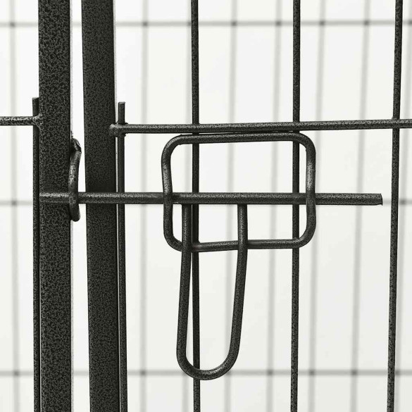 Țarc Căței Oțel - 91,5x59x61 cm - Livrare Gratuită