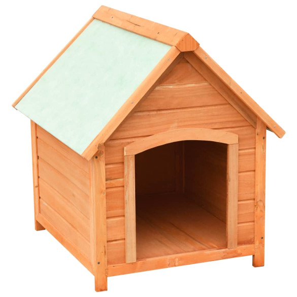 Cușcă Câine Lemn Masiv Pin Brad - 72x85x82 cm | Livrare Gratuită