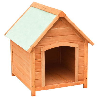 Cușcă Câine Lemn Masiv Pin Brad - 72x85x82 cm | Livrare Gratuită